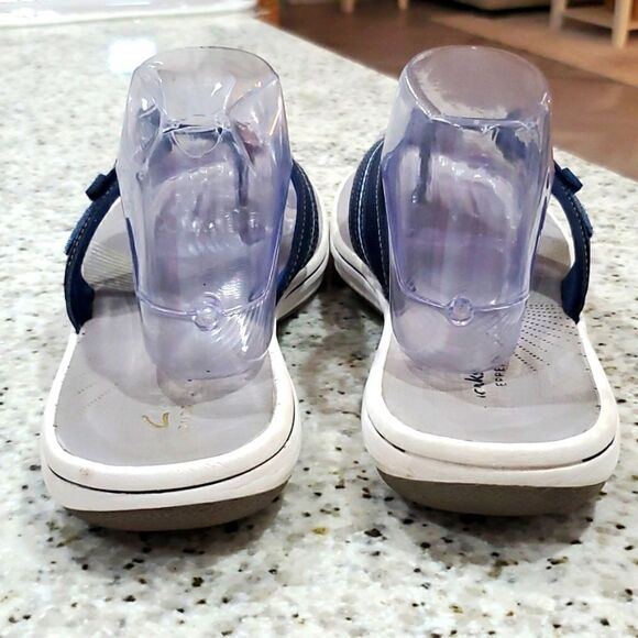 Women's pre-owned Cloud Steppers Clarks sandal shoes size US 11 M EUC - Picture 4 of 8